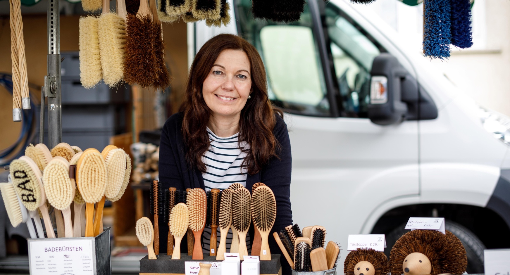 Melanie Eckhardt, Obfrau das Markt-, Straßen- und Wanderhandels. 