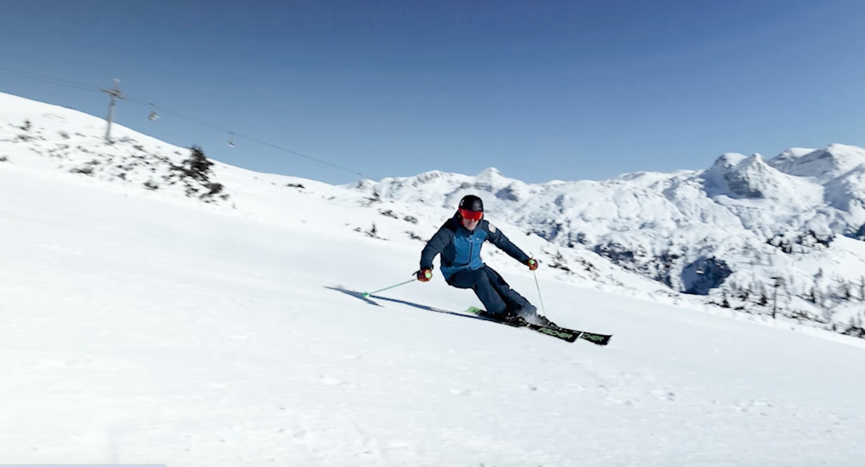 Schifahrer auf der Piste