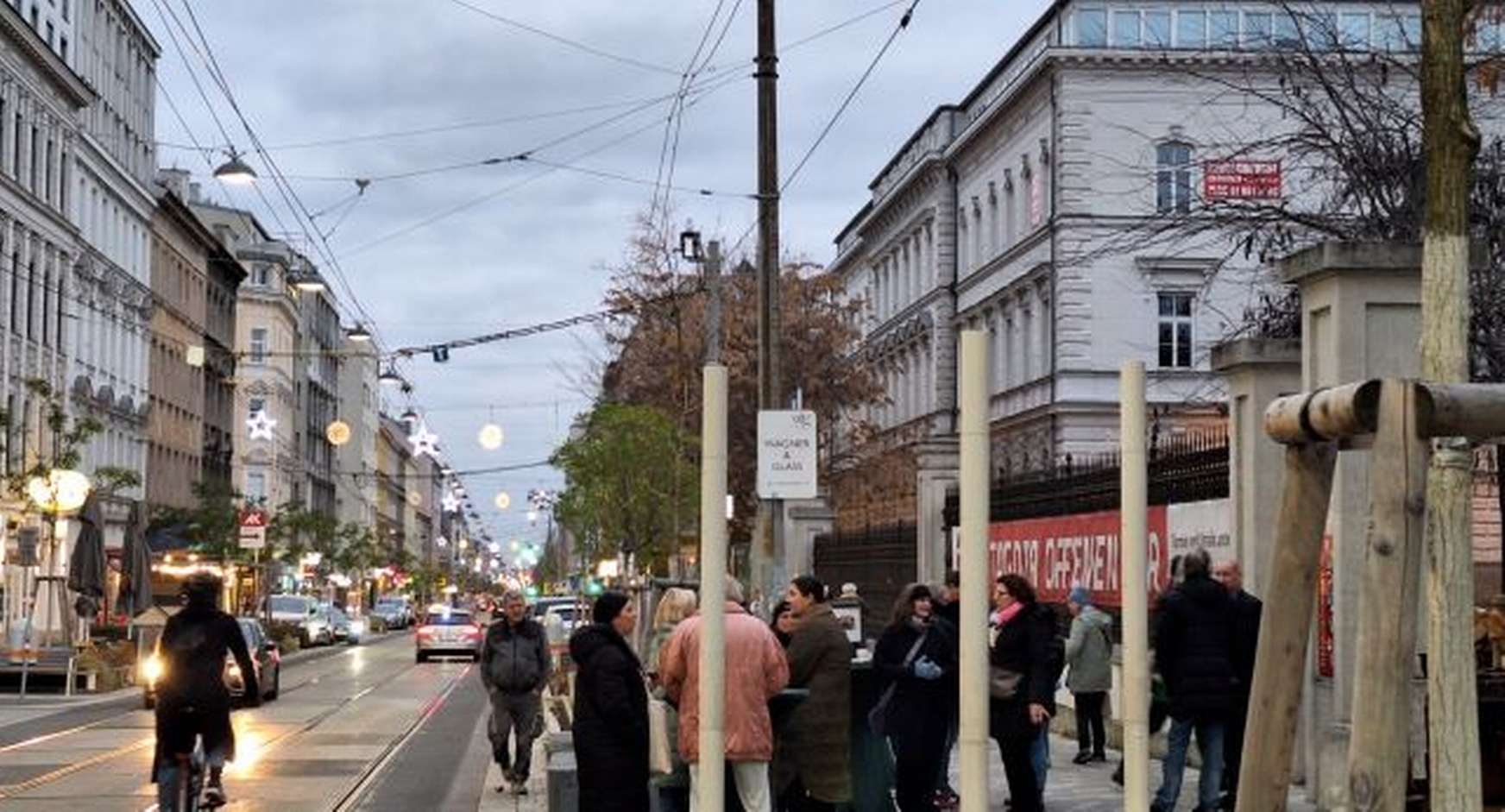 Weihnachtsbeleuchtung Thaliastraße