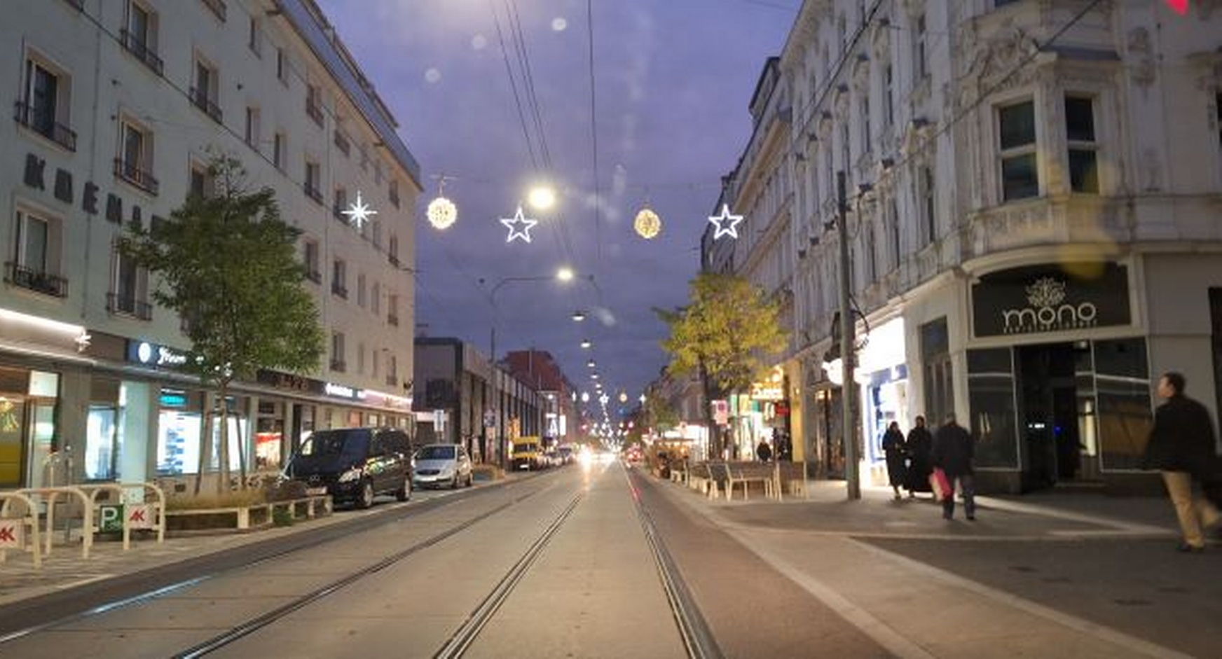 Weihnachtsbeleuchtung Thaliastraße