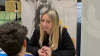 Eindrücke vom Lehrlings-Speed-Dating 2024/25 der Fachmittelschule Wien 23 