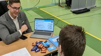 Eindrücke vom Lehrlings-Speed-Dating 2024/25 der Fachmittelschule Wien 23 