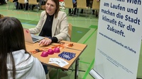 Eindrücke vom Lehrlings-Speed-Dating 2024/25 der Fachmittelschule Wien 23 