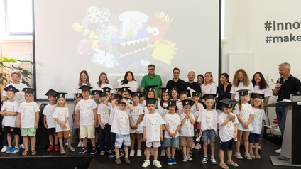 MINT-Kindergarten Sonnenschein und Makerspace vereint: Ein Jahr voller Spaß und Innovation für die kleinen Forscher