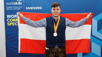 3. Platz für Marko Nebrigic bei den WorldSkills 2022 in Salzburg 