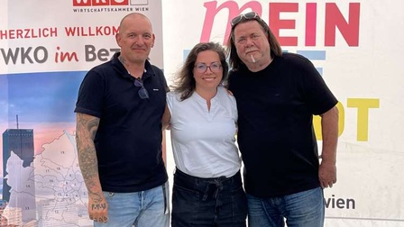 Erich Mähnert, Katharina Graber und Helmut Lapatschka