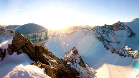 Sonnenaufgang am Pitztaler Gletscher