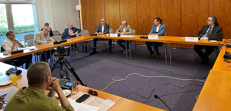 Teilnehmer der Pressekonferenz