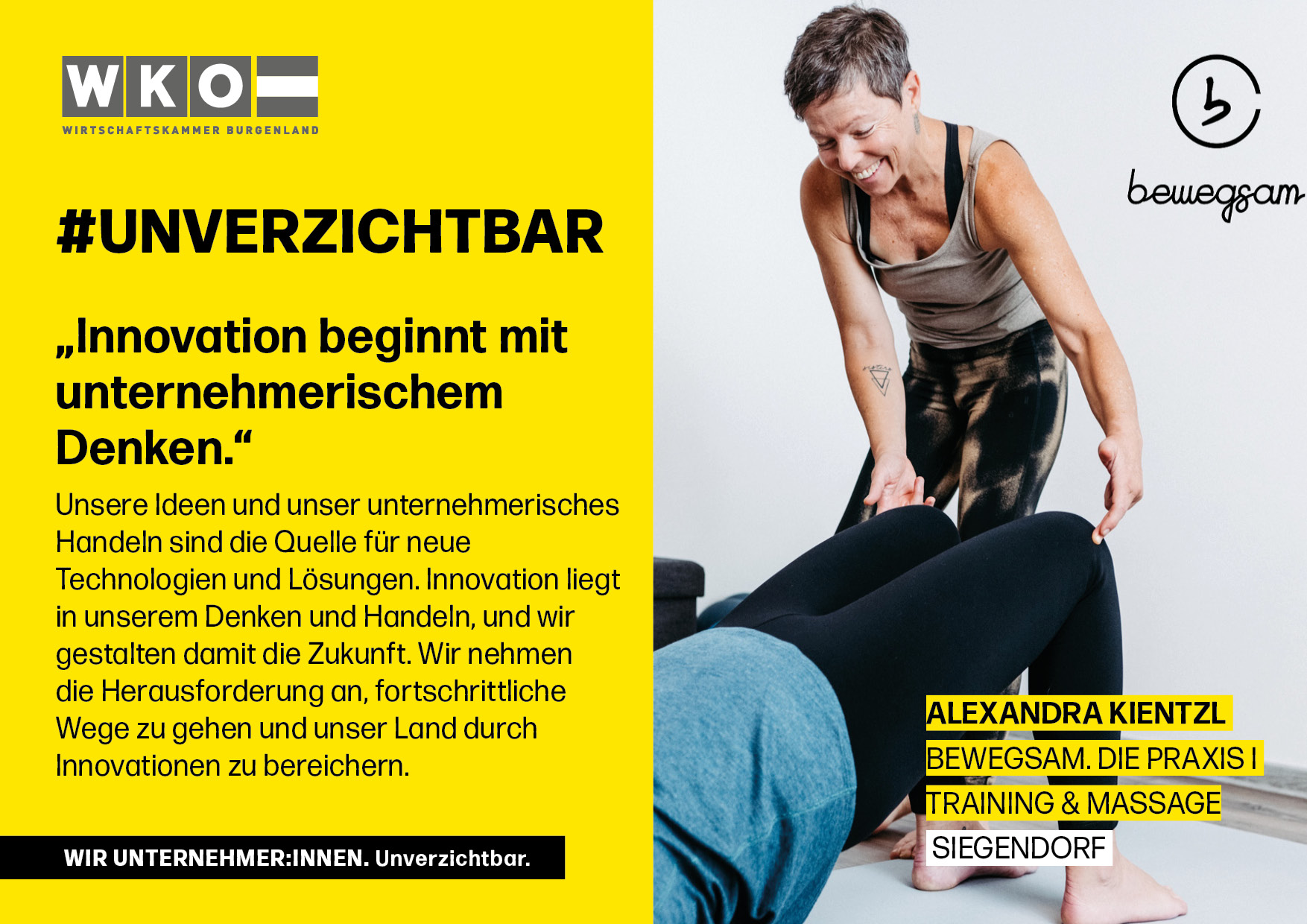 bewegsam. Die Praxis I Training & Massage, Alexandra Kientzl, Siegendorf