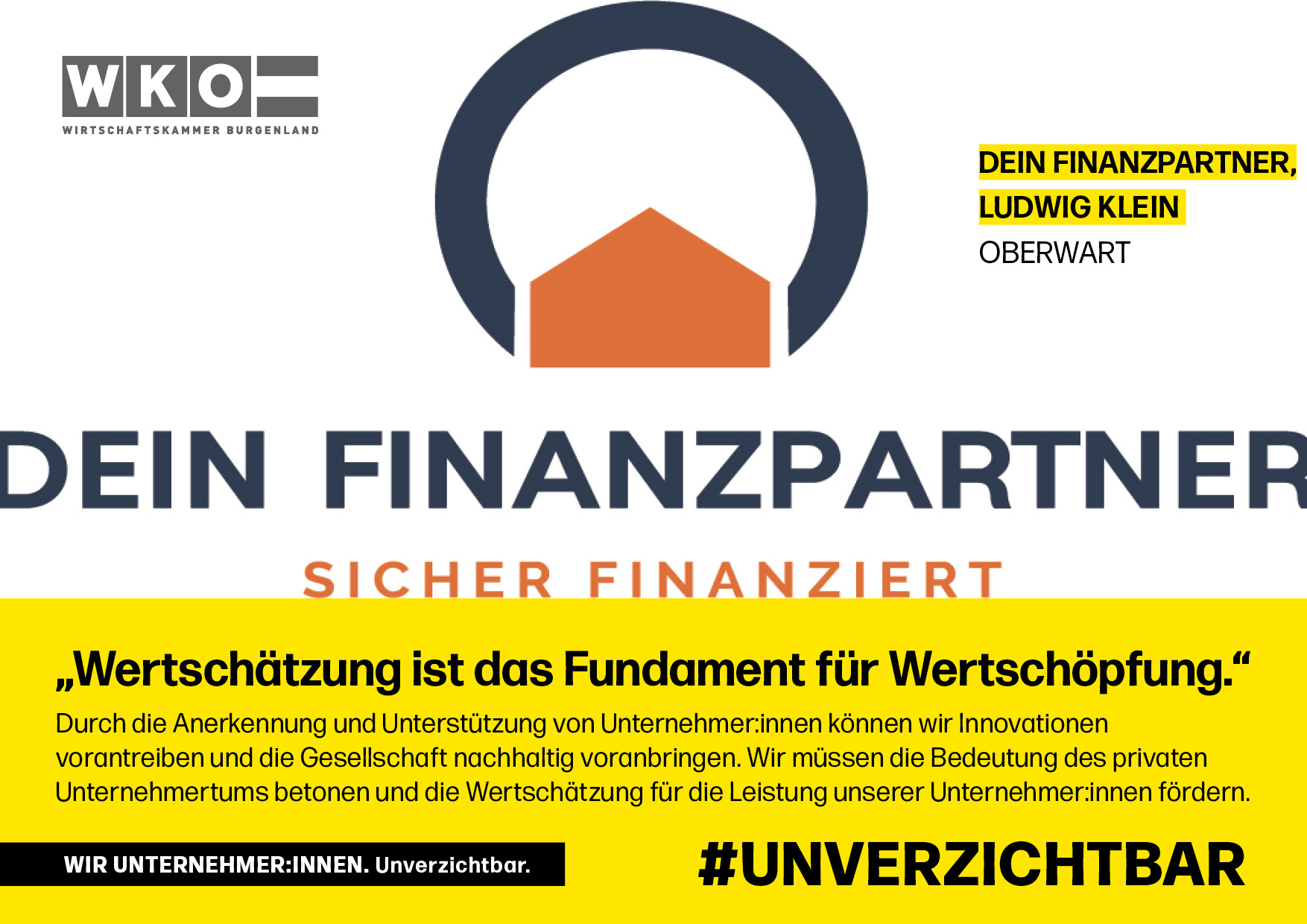 Dein Finanzpartner, Ludwig Klein, Oberwart