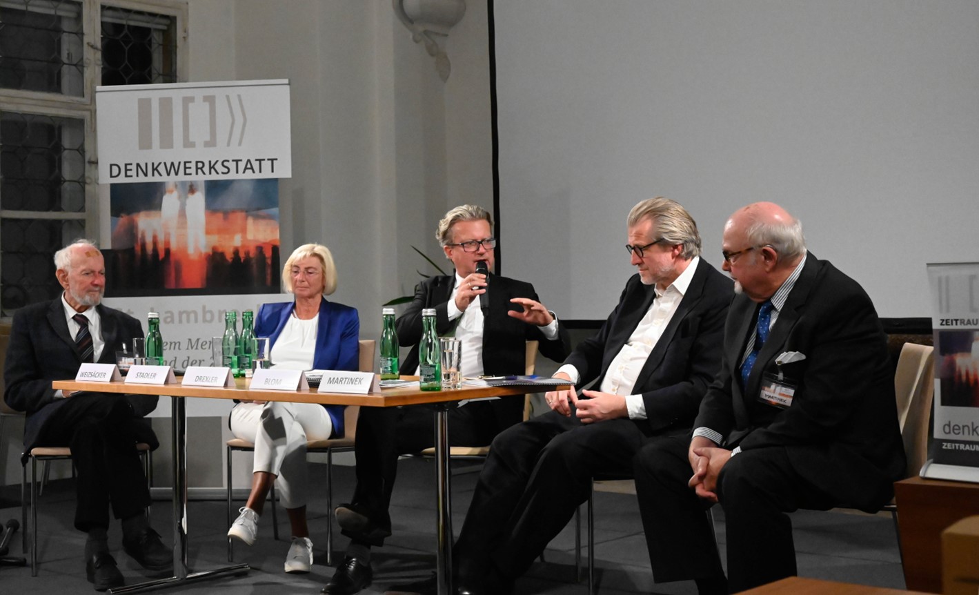 Teilnehmer der Podiumsdiskussion der Denkwerkstatt St. Lambrecht 2023