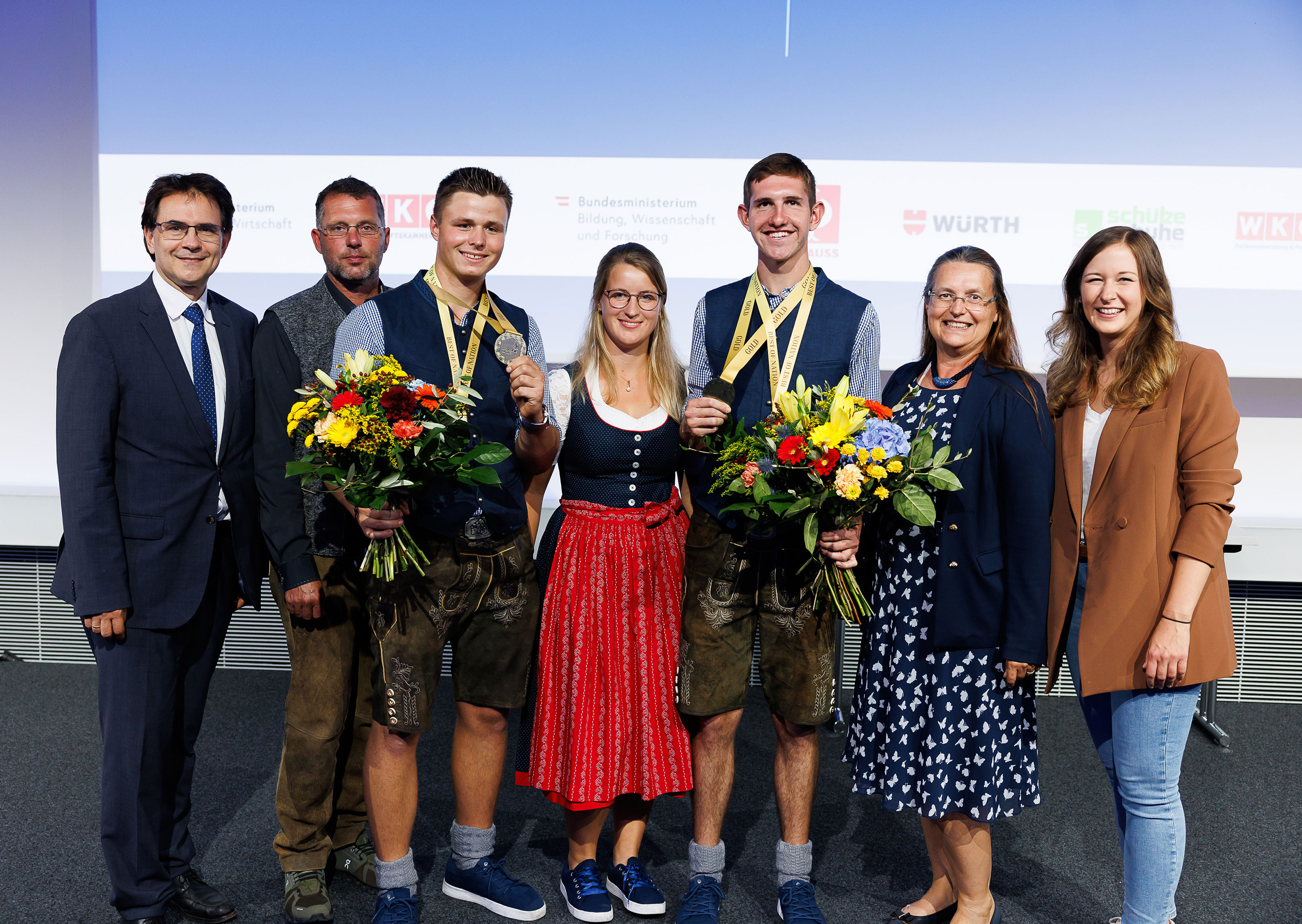 Teilnehmer bei den EuroSkills 2023 in Danzig im Beruf Gartengestalter