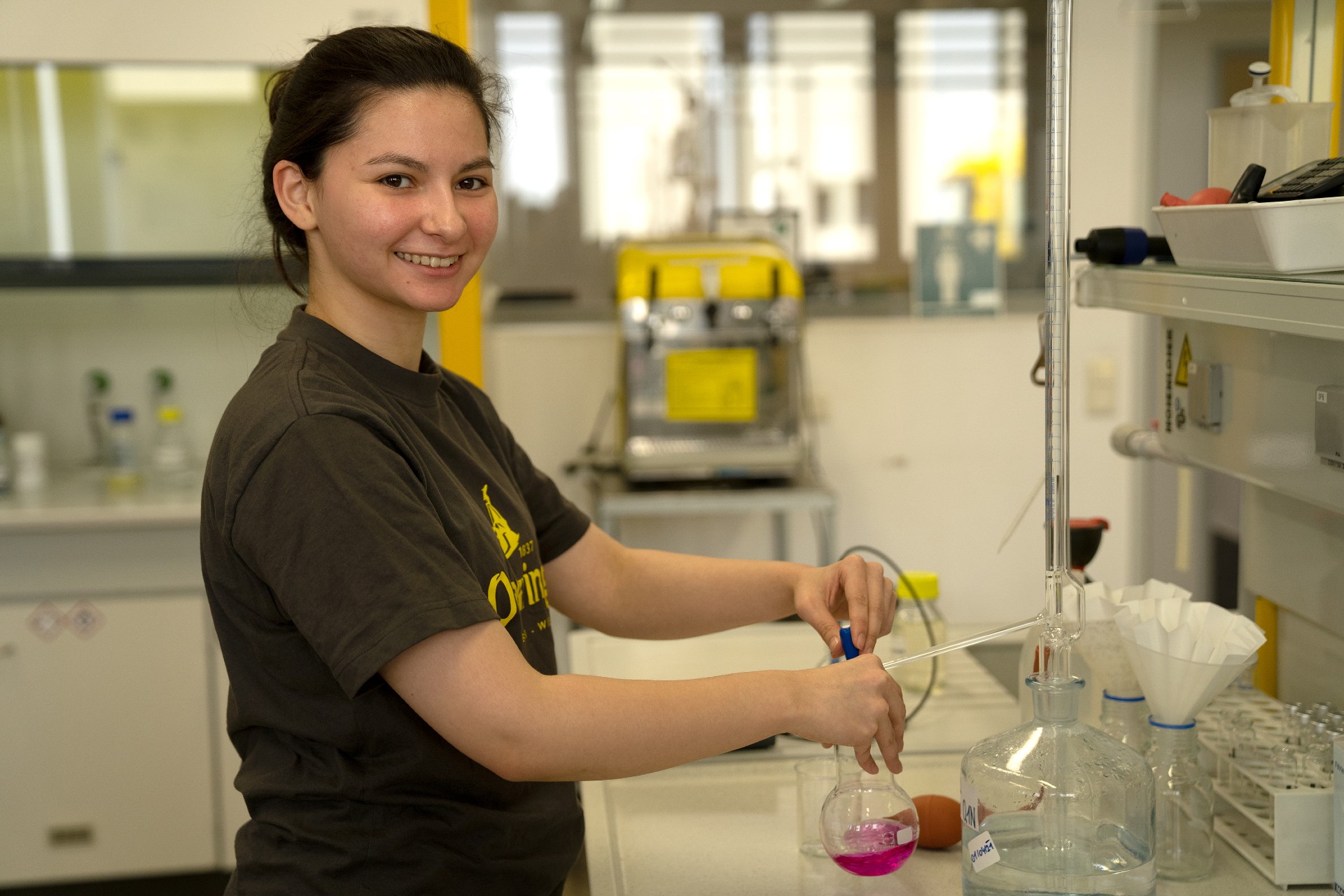 Lehrling während der Ausbildung