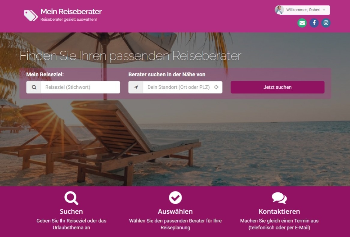 Homepage mein.reiseberater.at