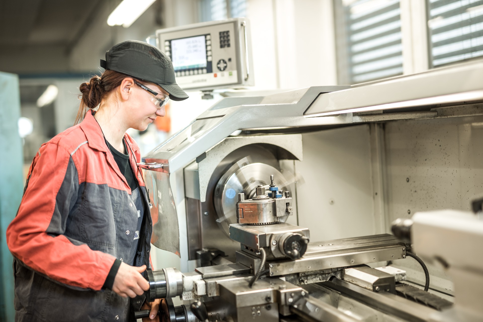 Lehrling während der Ausbildung