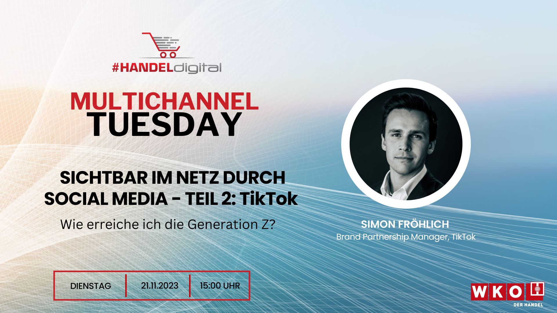 Teaser zum Webinar Sichtbar im Netz durch Social Media - Teil 2: TikTok