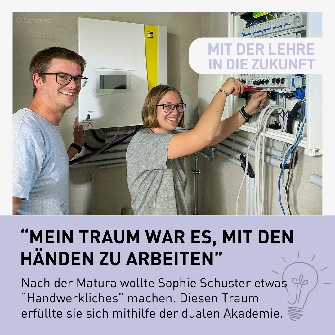 Elektriker und Elektrikerin