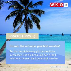 Praxistipp: Urlaub