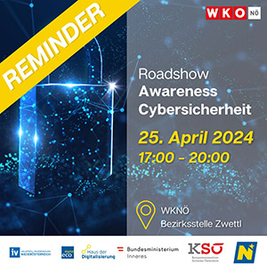 Reminder Roadshow-Cybersicherheit