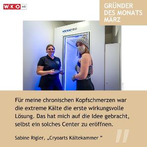 Gründerin des Monats: Sabine Rigler