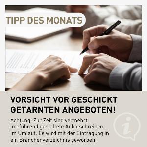 Tipp des Monats