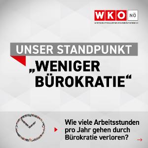 Unser Standpunkt: "Weniger Bürokratie"