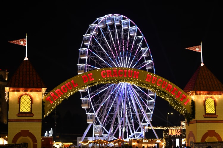 Riesenrad bei Nacht