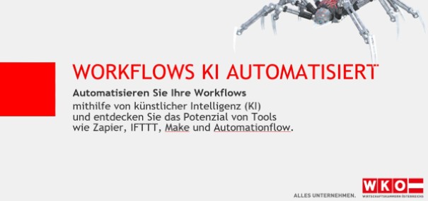 Sujet Webinar Workflows KI automatisiert
