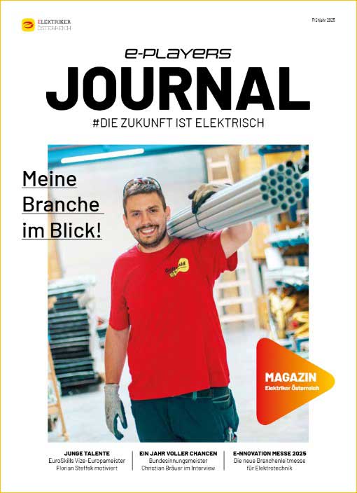 Cover des E-Players Journals, Ausgabe Frühjahr 2025