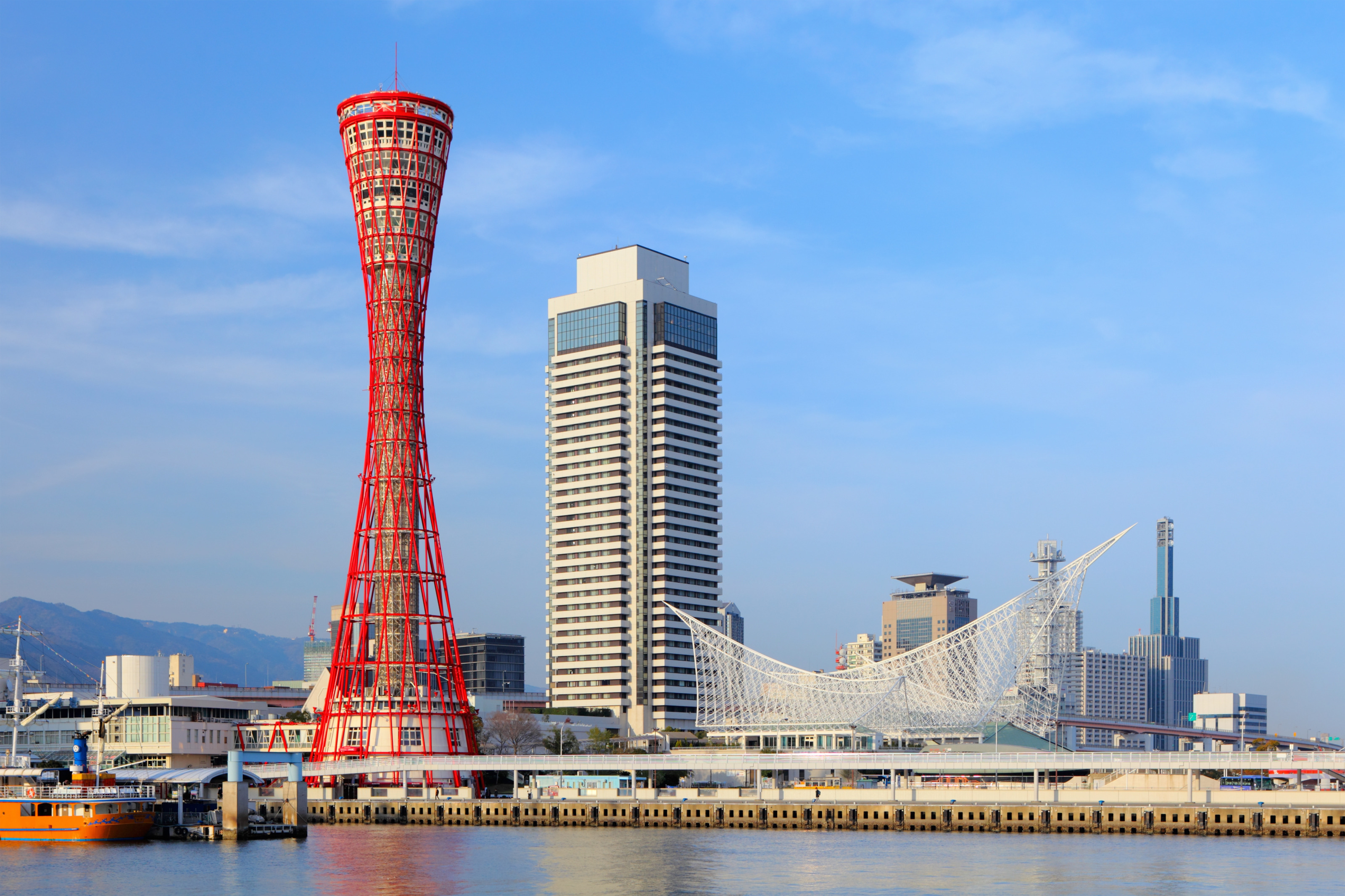 Hafen von Kobe in Japan