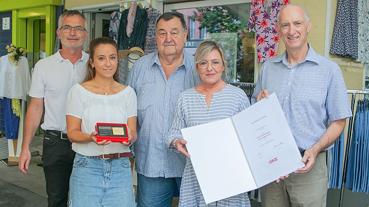 Thomas Denk, Tanja Obermüller, Friedrich Weinberger, Sylvia Obermüller, Klaus Schobesberger (v. l.).