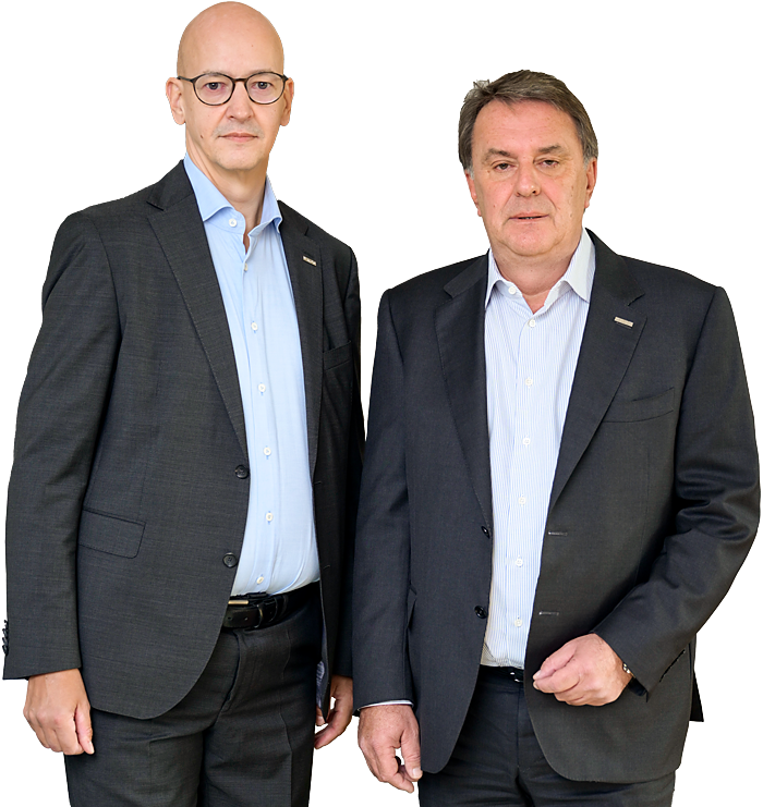 WKNÖ-Präsident Wolfgang Ecker und WKNÖ-Direktor Johannes Schedlbauer