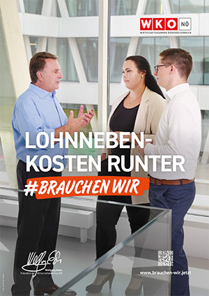 WKNÖ-Sujet #brauchenwir: Lohnnebenkosten runter