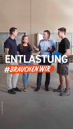 WKNÖ-Sujet #brauchenwir: Entlastung