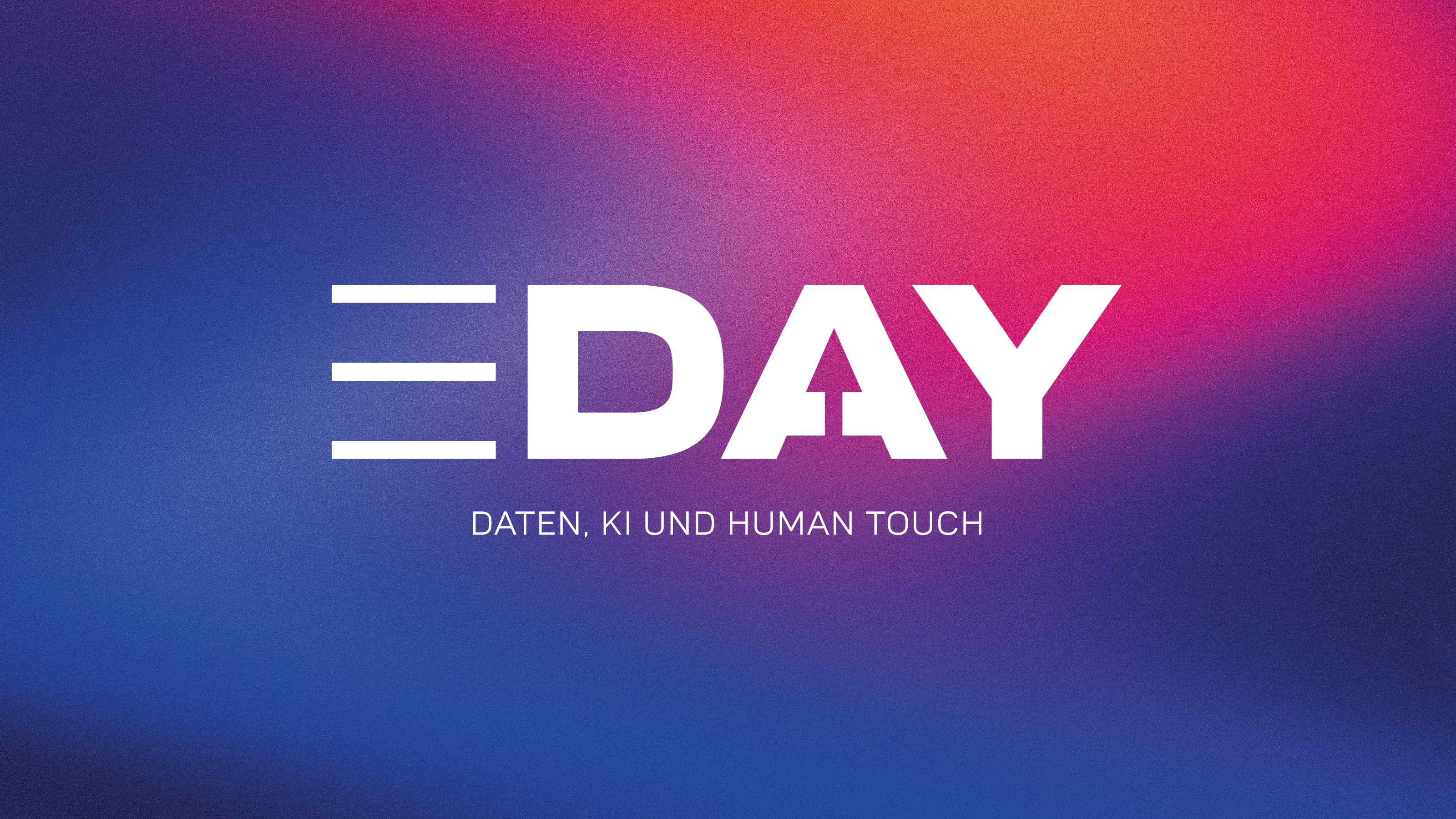 EDAY - Mit Claim "Daten, KI und Human Touch"