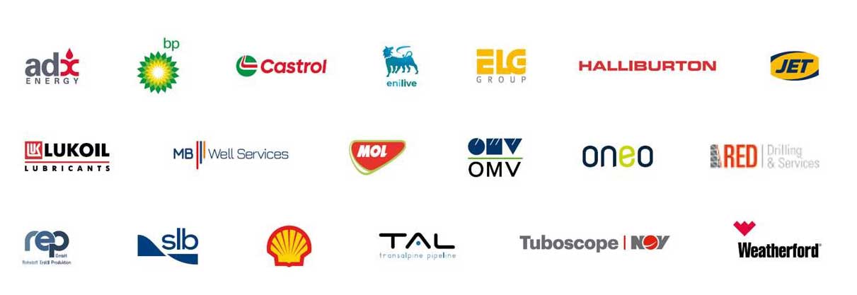 Logos der Mitgliedsfirmen des Fachverbands der Mineralölindustrie