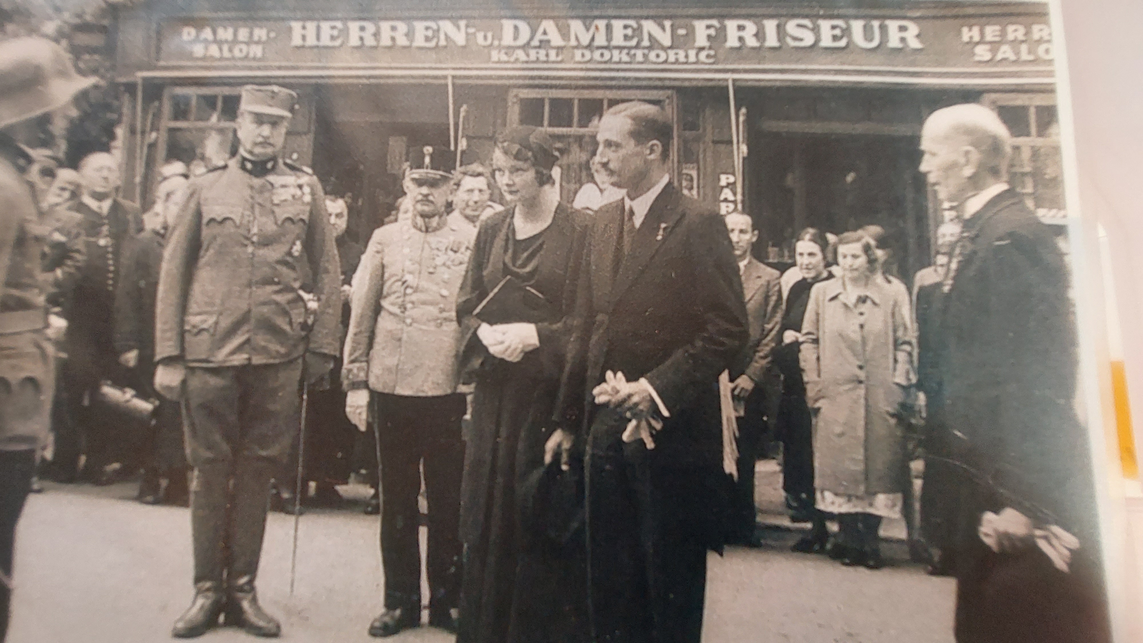 Historisches Bild des heutigen Friseursalons Megyeri in Bad Gleichenberg