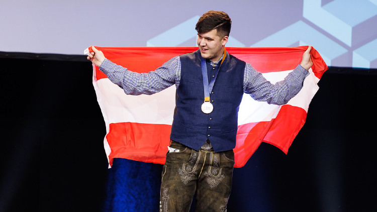 3. Platz für Marko Nebrigic bei den WorldSkills 2022 in Salzburg