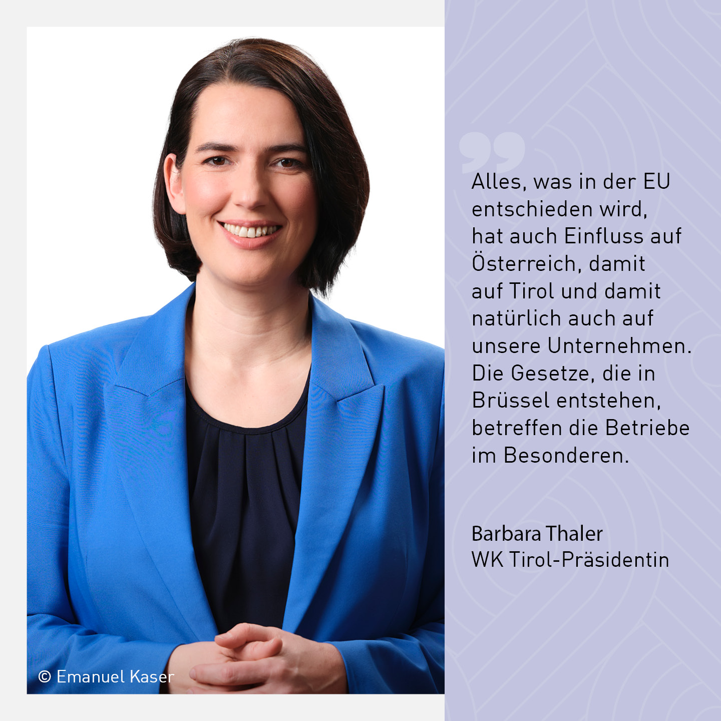 Barbara Thaler Zitat Europa Wahl