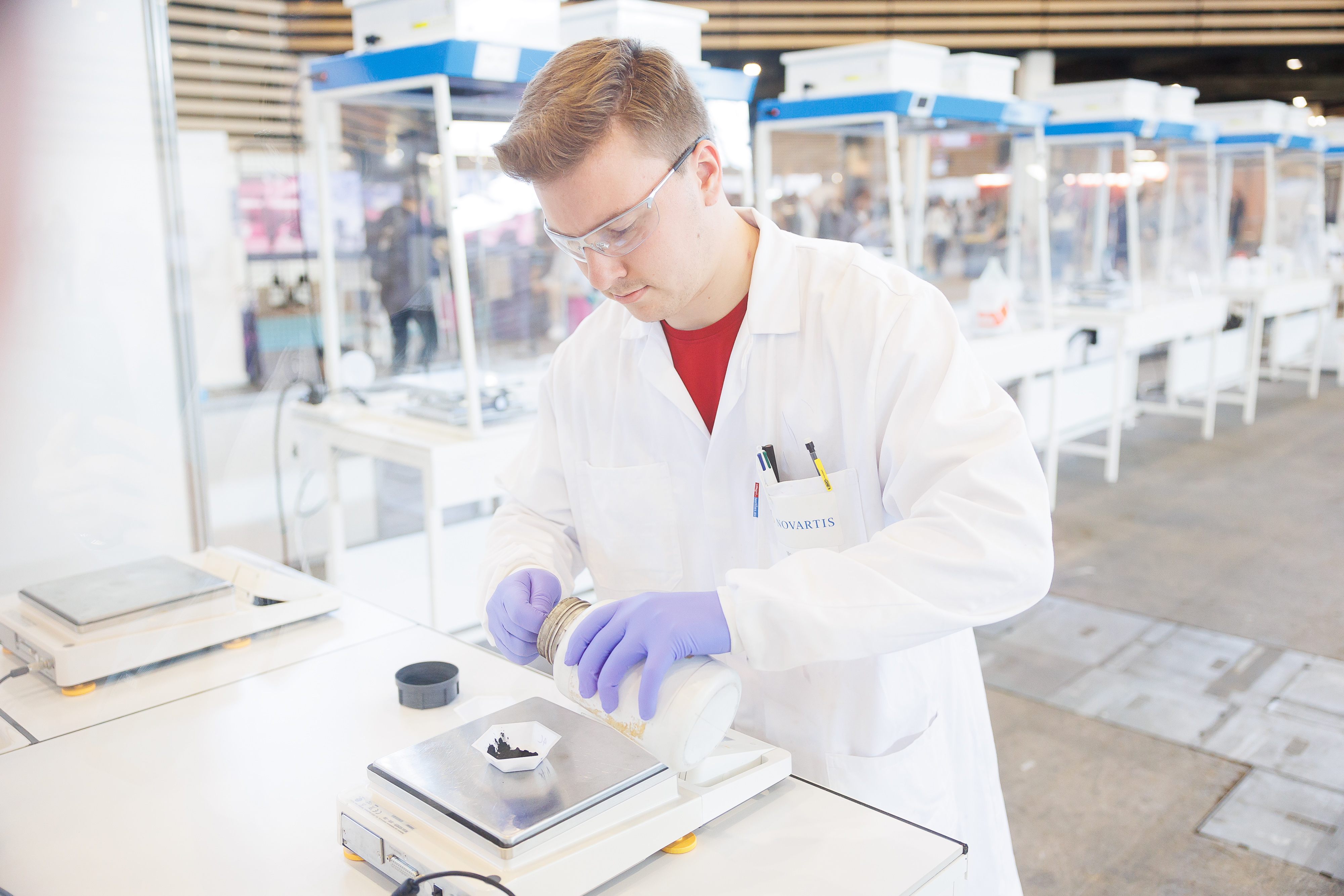 Stefan Moser aus der Wildschönau (Norvartis AG) holte sich im Bewerb Chemielabortechnik die Bronzemedaille.