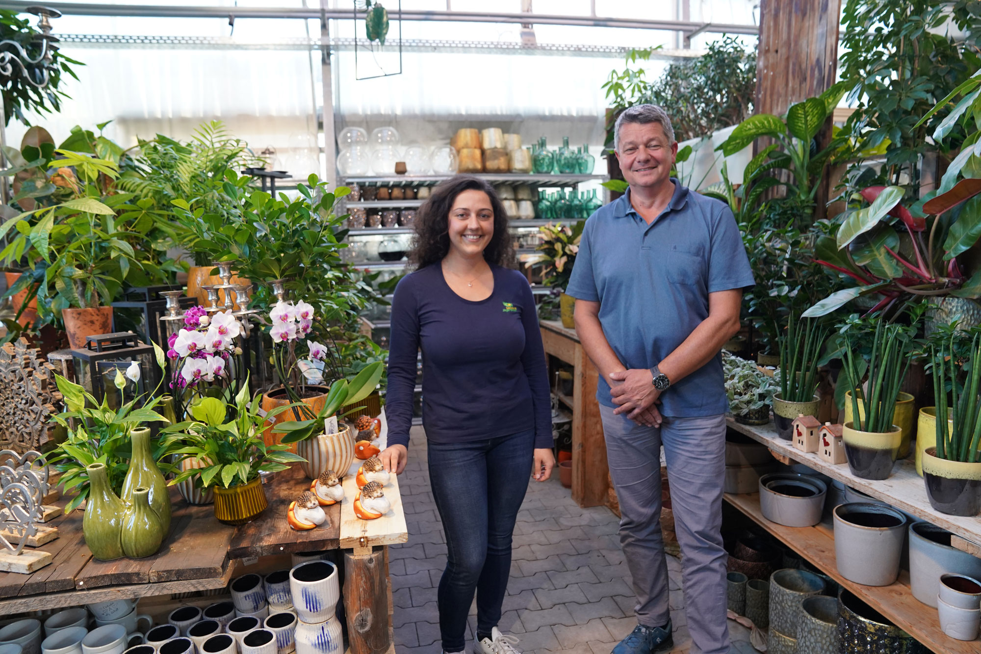 Floristiklehre nach dem Studium, Carmen Persau und Christian Jägerbauer