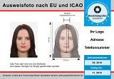  Passfotokriterien Schablone