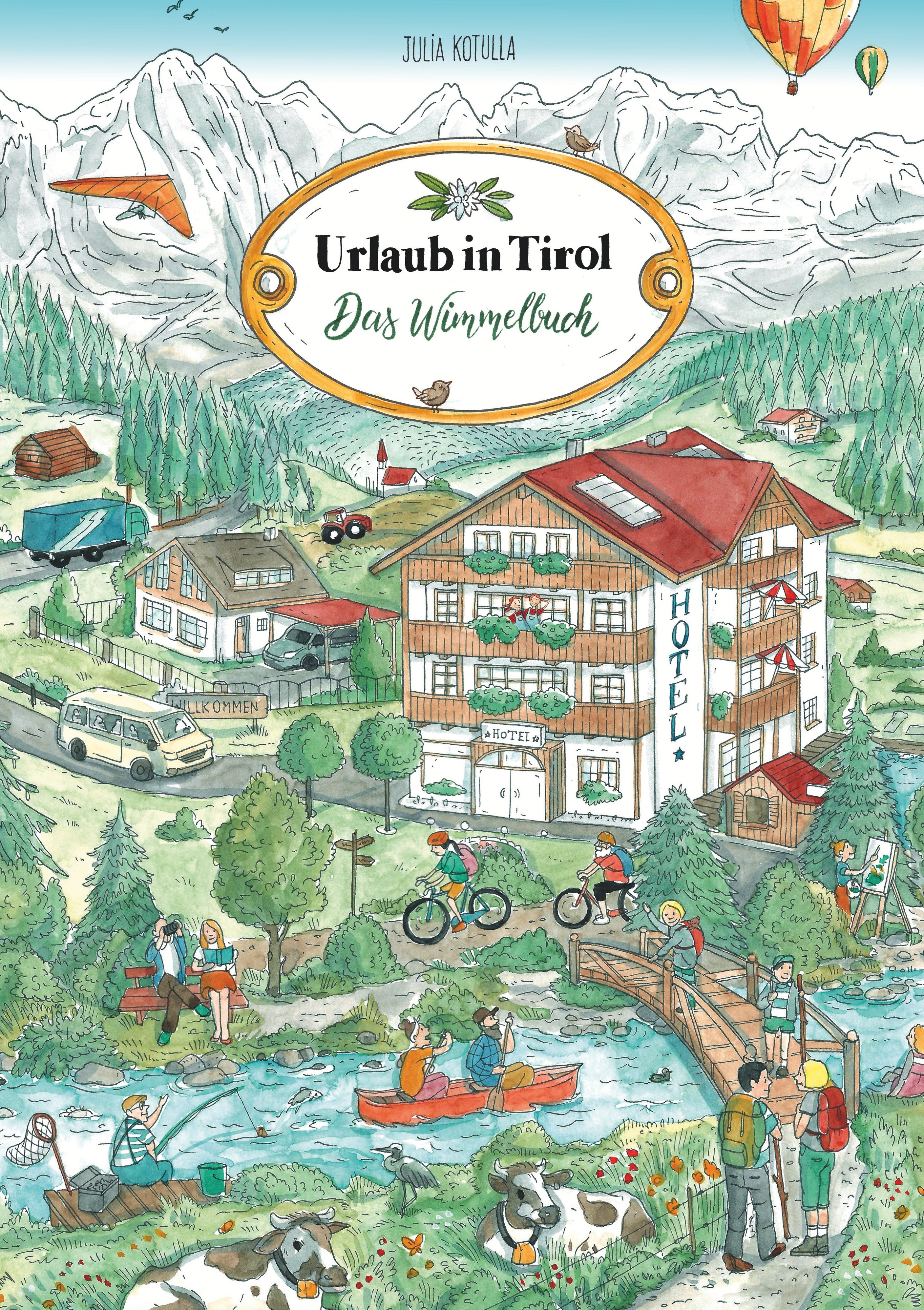 Wimmelbuch: Urlaub in Tirol