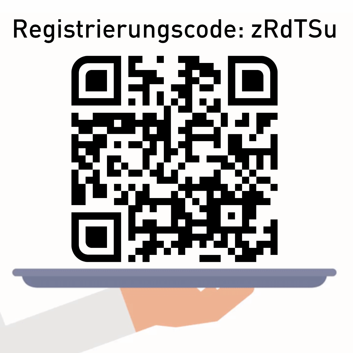 QR-Code zur Registrierung