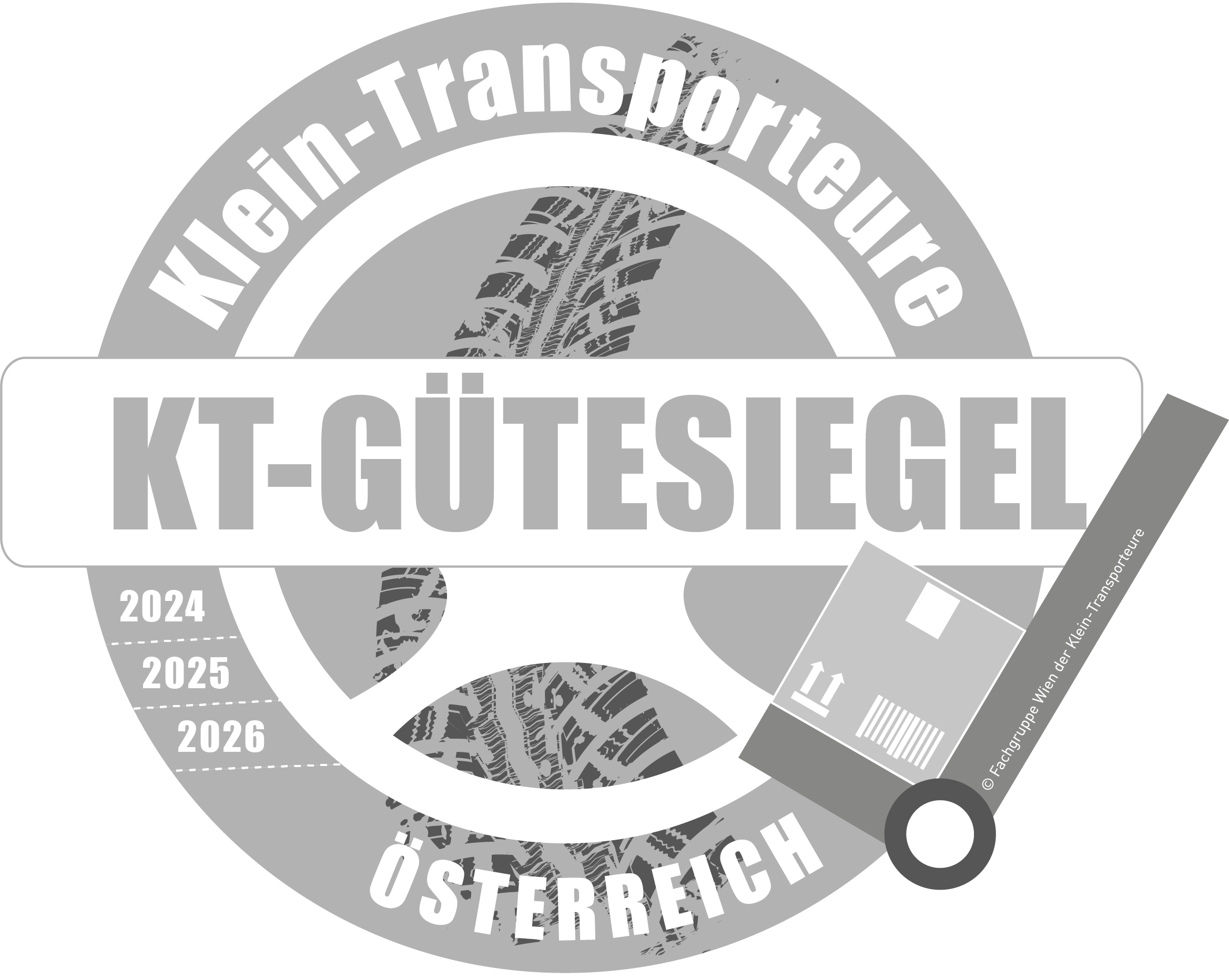 Gütesiegel Logo schwarz weiß